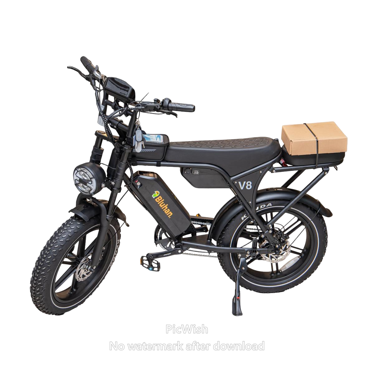 BICICLETA ELETRICA BLUHAN V8 MAX BLACK