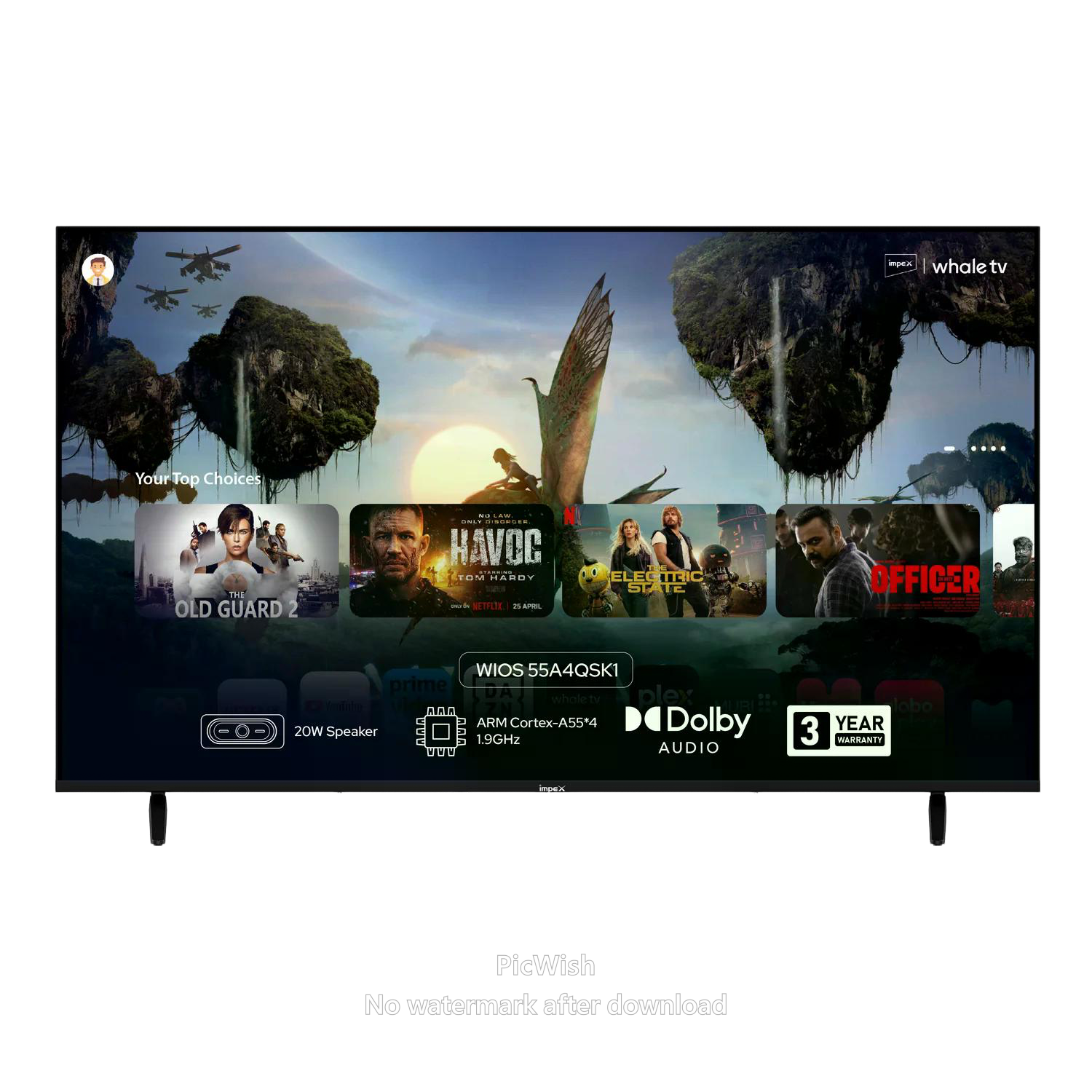Anúncio: TV LED 60" Marson MAS60W Smart 4K UHD/WHALE TV