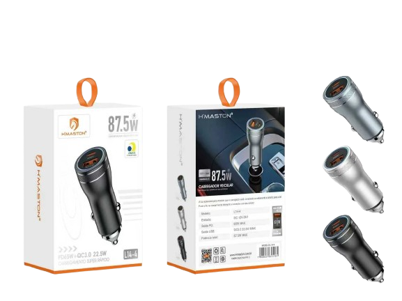 Anúncio: Ac Cel Fonte H Maston Veic L14-4 1 USB Type-C 87.5W Plata