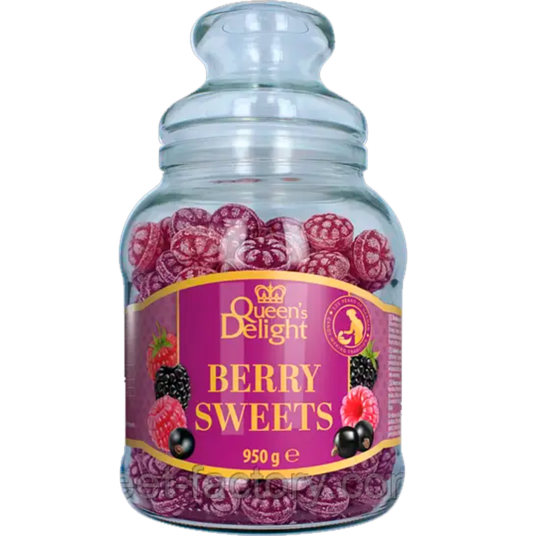 Anúncio: Bala de Frutas Queens Delight Hard Candy Berry Sweet 950G*