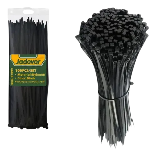 PRECINTA JADEVER JDTEB540072 400X7,2MM 100PCS PRETO 200549 | LG