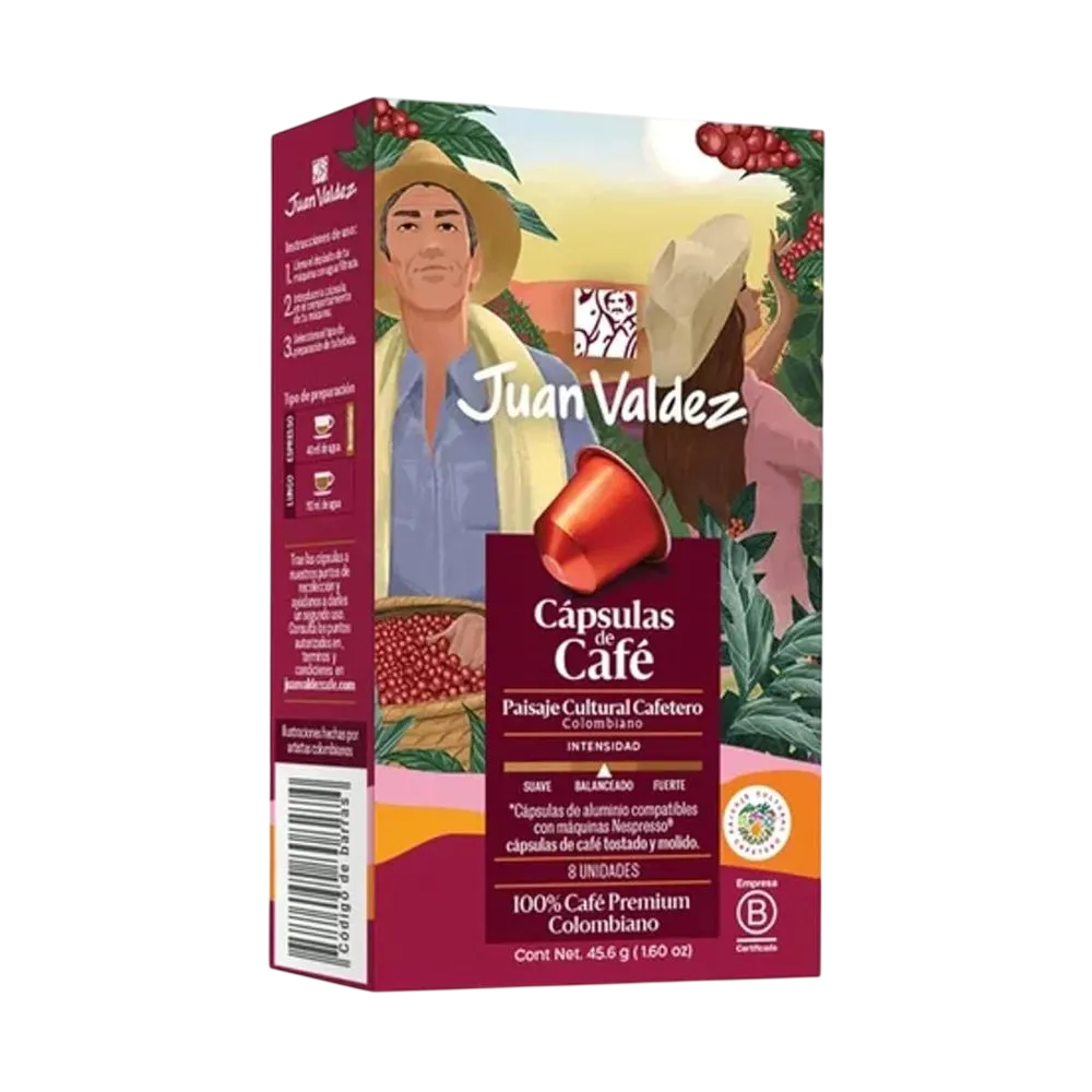 Anúncio: Cafe Em Capsula Juan Valdez Paisaje Cultural 8In1 44.8G