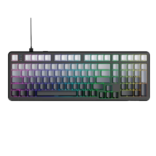 TECLADO WIR ATTACK SHARK X98 RGB MAGNETIC SWITCH MOONLIT NIGHT