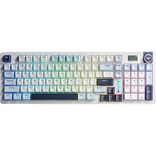 Anúncio: Teclado Mecanico Aula S98 Pro RBG/96%/STAR Vector BLUE/WHITE/BLACK