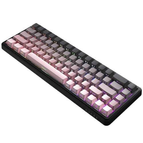 TECLADO USB GAMER AJAZZ AK680 MAX/MINI/MAGNETIC/RGB ROSA/INGLES