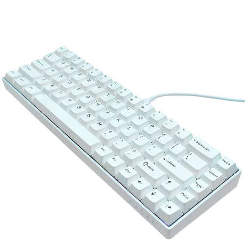 遊希 29kg TECLADO USB GAMER AJAZZ AK680 V2 ABS/MINI/MAGNETIC/RGB BRANCO