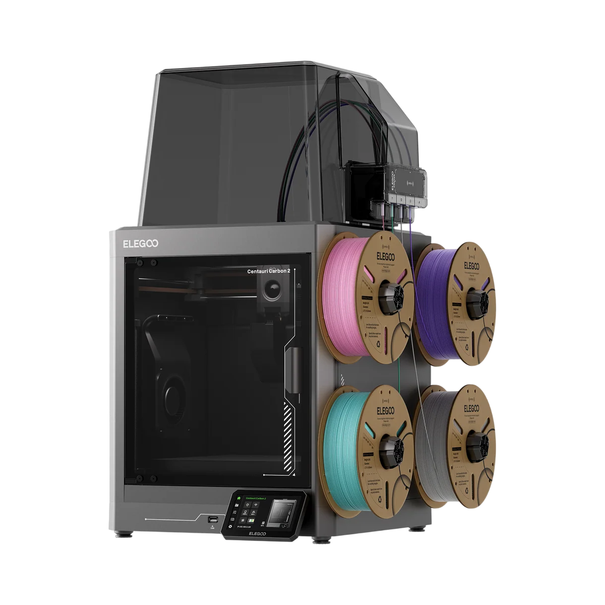 Anúncio: Impressora 3D Elegoo Centauri Carbon 2 COMBO/398X404X490MM/MULTICOLOR*