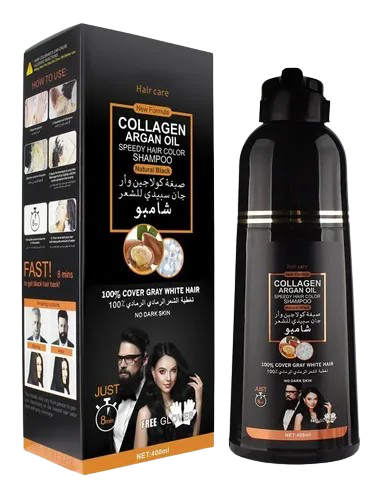 Anúncio: Shampoo Disaar Collagen Argan Nayural Black Ds5028