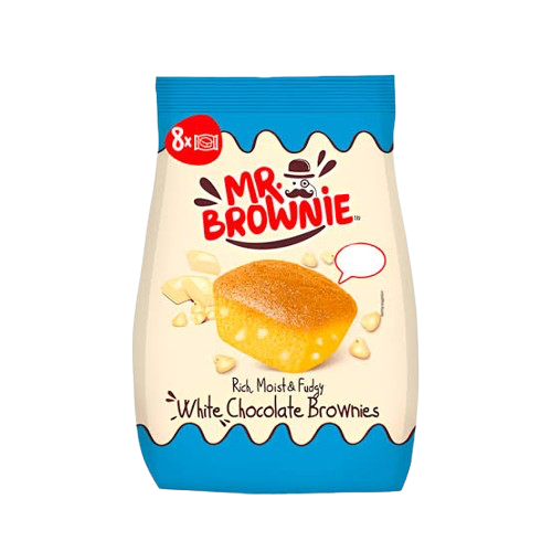 Anúncio: MR.BROWNIE Chocolate Branco Brownies 200G 8Uni*