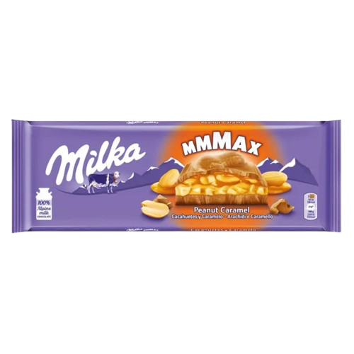 Anúncio: Chocolate Milka Mmmax Peanut Caramel 276G*