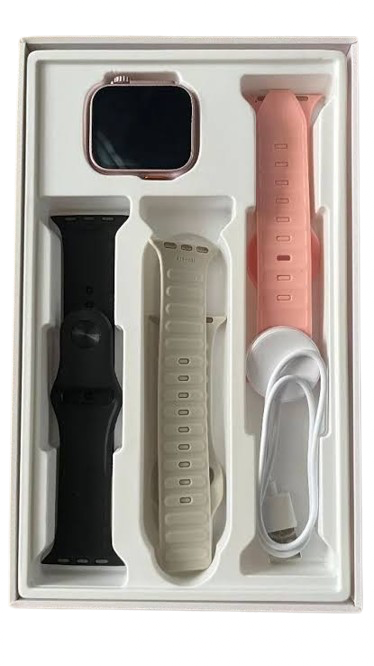 Anúncio: Relogio Luo Smart Wacht Lu-X32 Mini Prata 3PULSEIRA