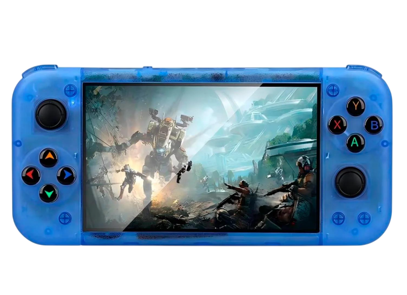 Anúncio: Game Portatil 5.0" RG50XX 64GB 15000JOGOS Blue Trasnparent