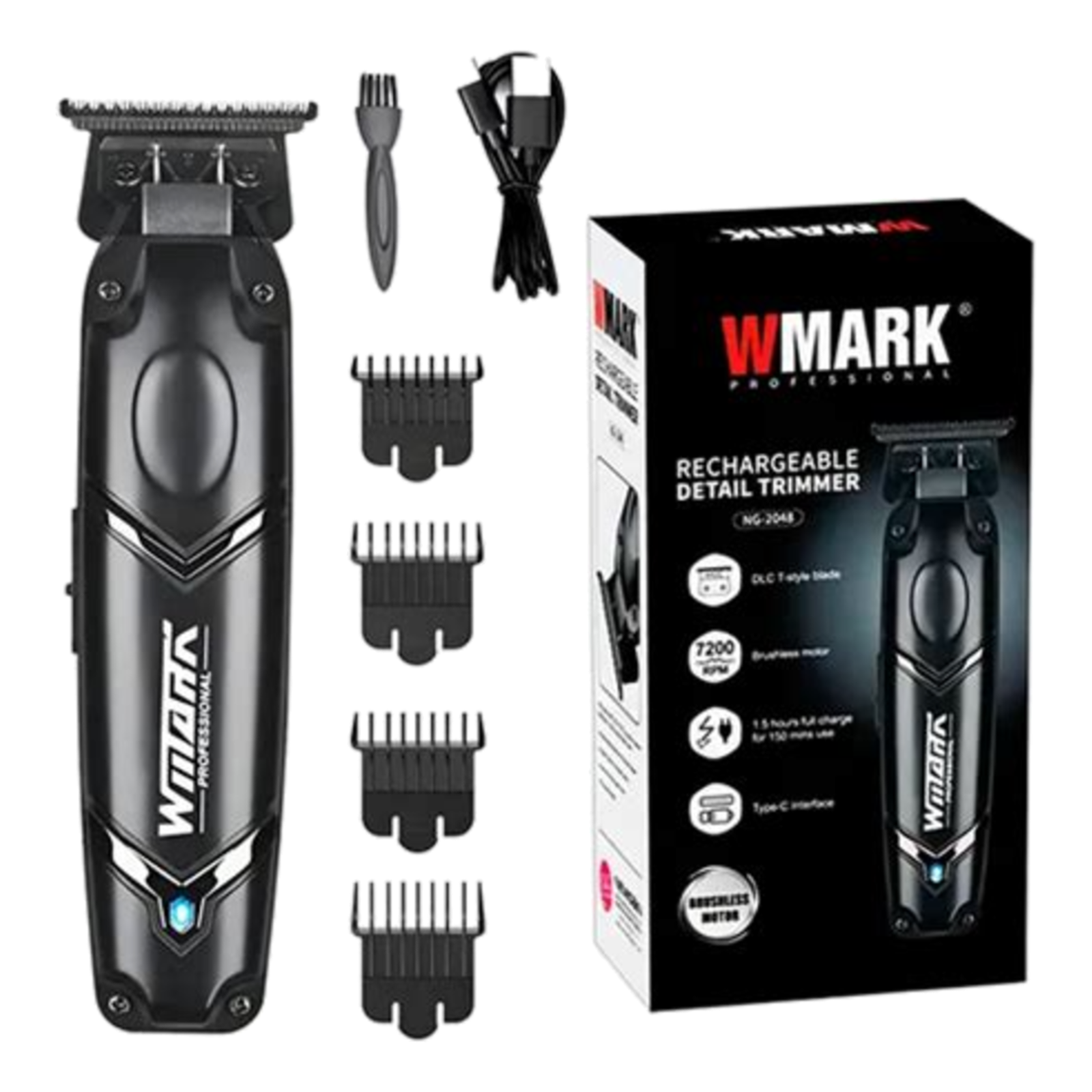 Anúncio: Maquina Cabelo Wmark Ng-2048 Trimmer Black