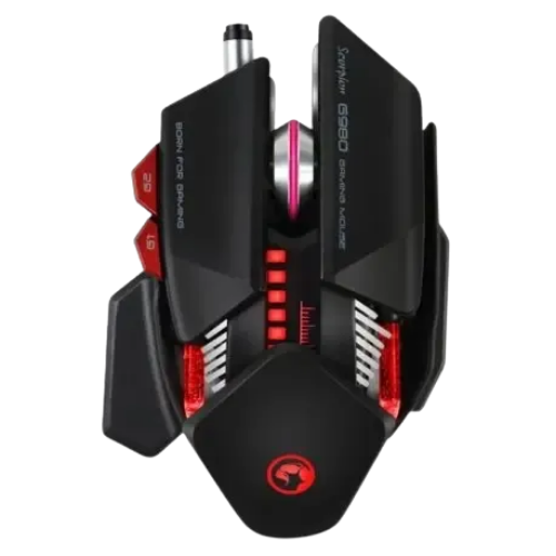 Anúncio: Mouse USB Marvo Scorpion G980 Gaming 6BOTAO BLACK/RED