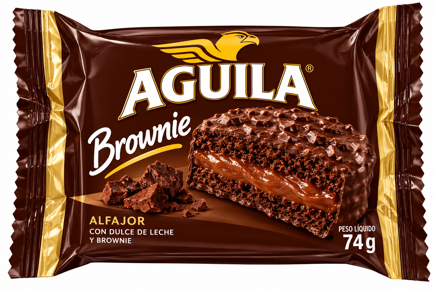 Anúncio: Alfajor Aguila Brownie 74Gr*