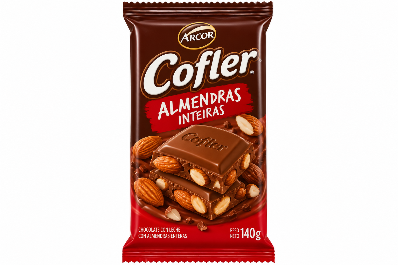Anúncio: Chocolate Arcor Cofler Almendras Inteiras 140G*