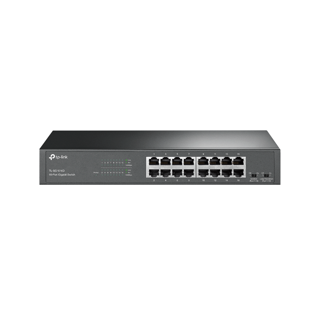 HUB SWITCH 16P TP-LINK TL-SG1016D 10/100/1000 BIVOLT >>30148<<