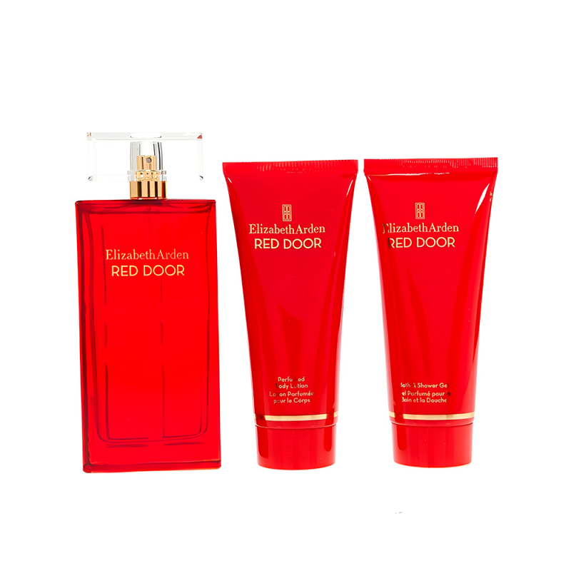 ELIZABETH ARDEN RED DOOR KIT FEM 100ML EDT+BODY 100ML+SHOWER GEL