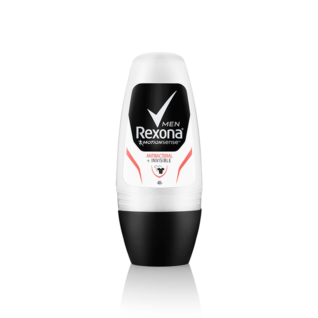DES REXONA ROLON ANTIBACTERIAL+INVISIBLE MEN 50ML 8852*