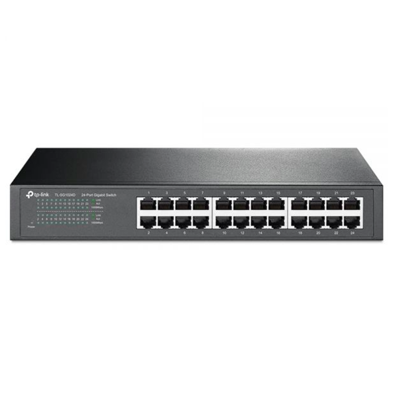 HUB SWITCH 24P TP-LINK TL-SG1024D 10/100/1000MBS >>30149<<