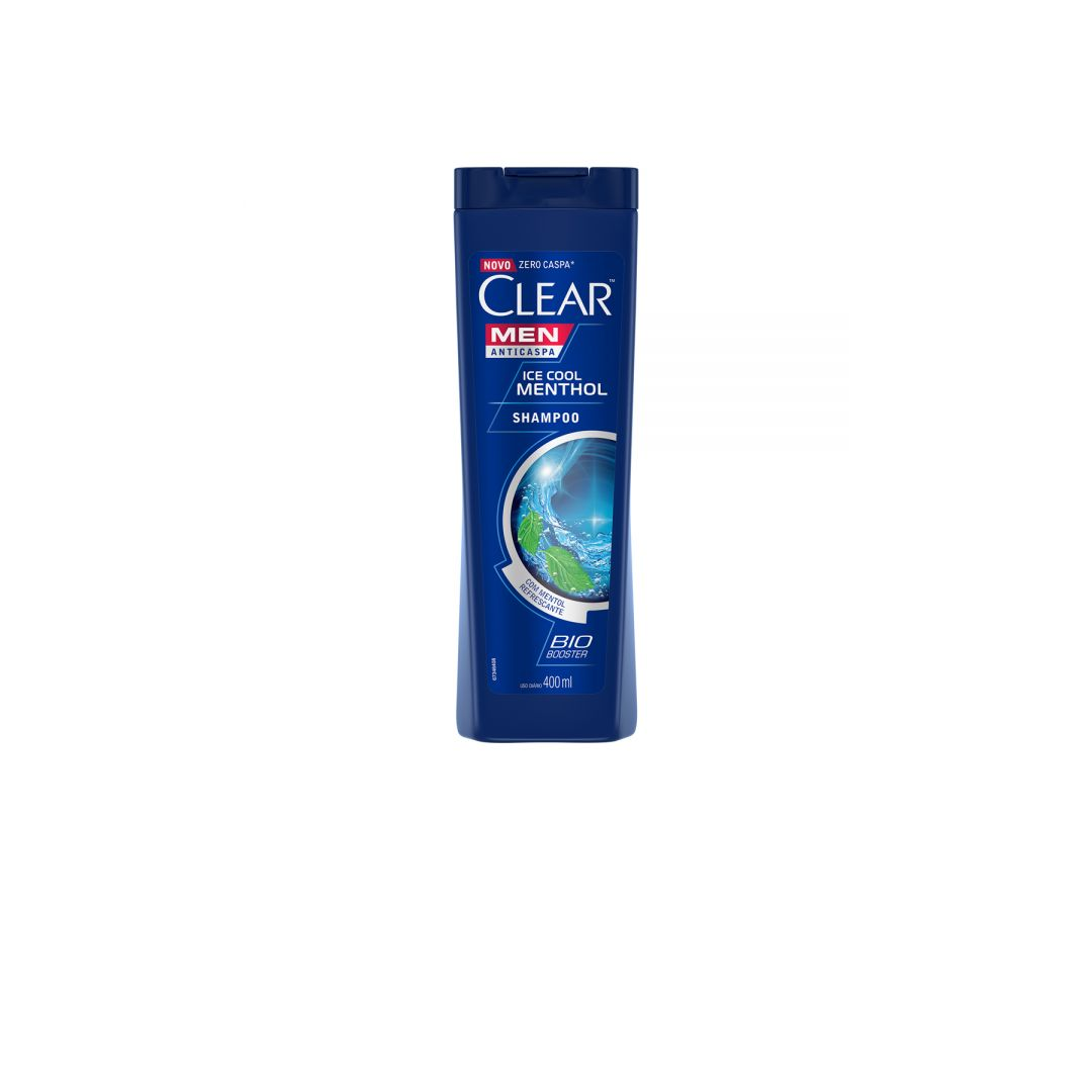 SHAMPOO CLEAR MEN ANTICASPA ICE COOL MENTHOL 400ML