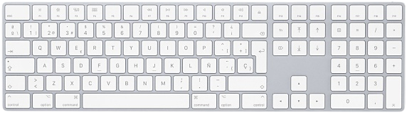 TECLADO WIR APPLE MAGIC KEYBOARD NUMERICO MQ052LZ/A | LG Importados