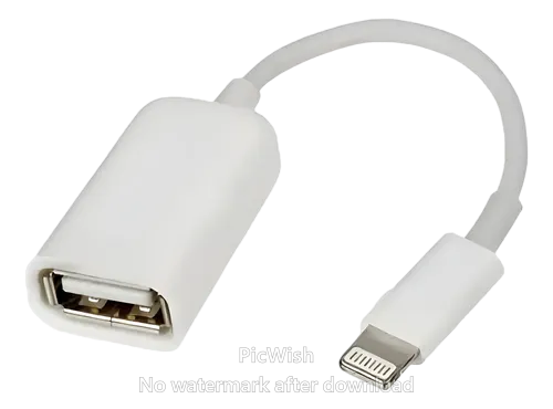 AC CEL ADAPTADOR OTG MOX MO-PL01 V8 P/ IPHONE 6/7/8 BRANCO