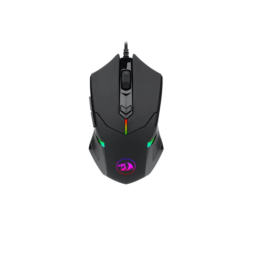 MOUSE USB GAMER REDRAGON M601-RGB CENTROPHORUS 2 7200DPI PRETO