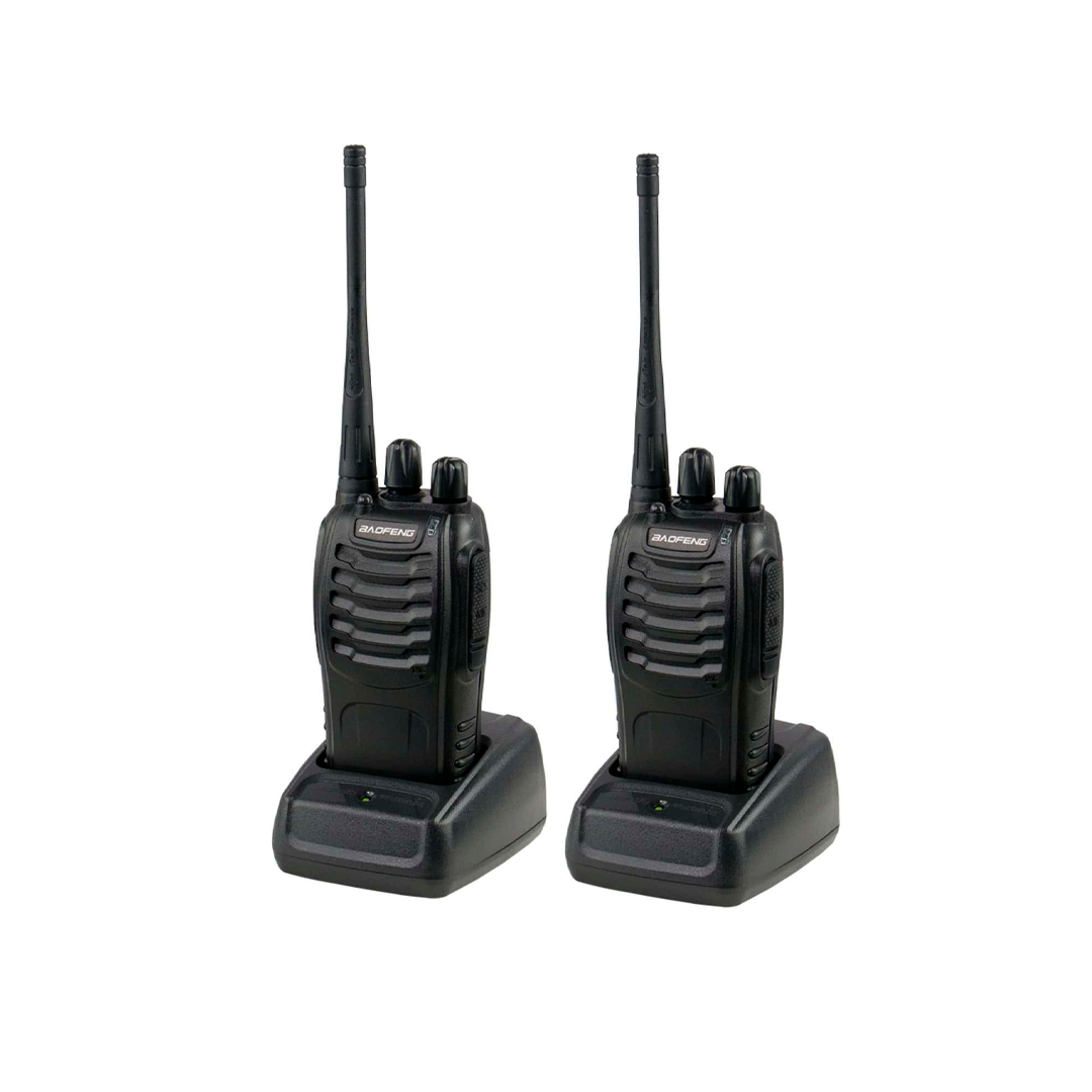 PX BAOFENG BF-888S 2KIT PRETO UHF/UHE/FM RECEIVER