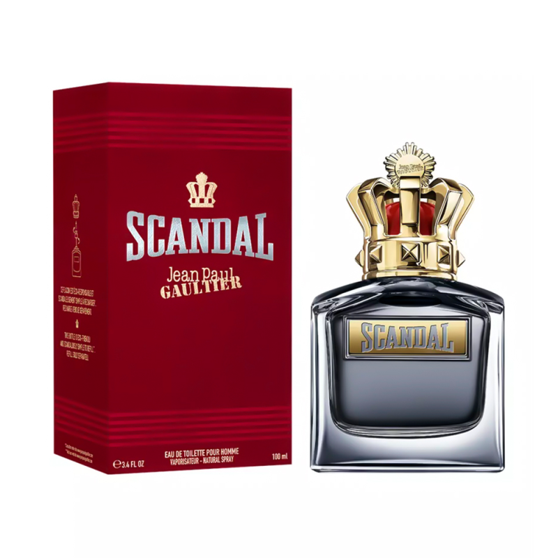 JEAN PAUL GAULTIER SCANDAL MEN 100ML EDT NOVA EMBALAGE