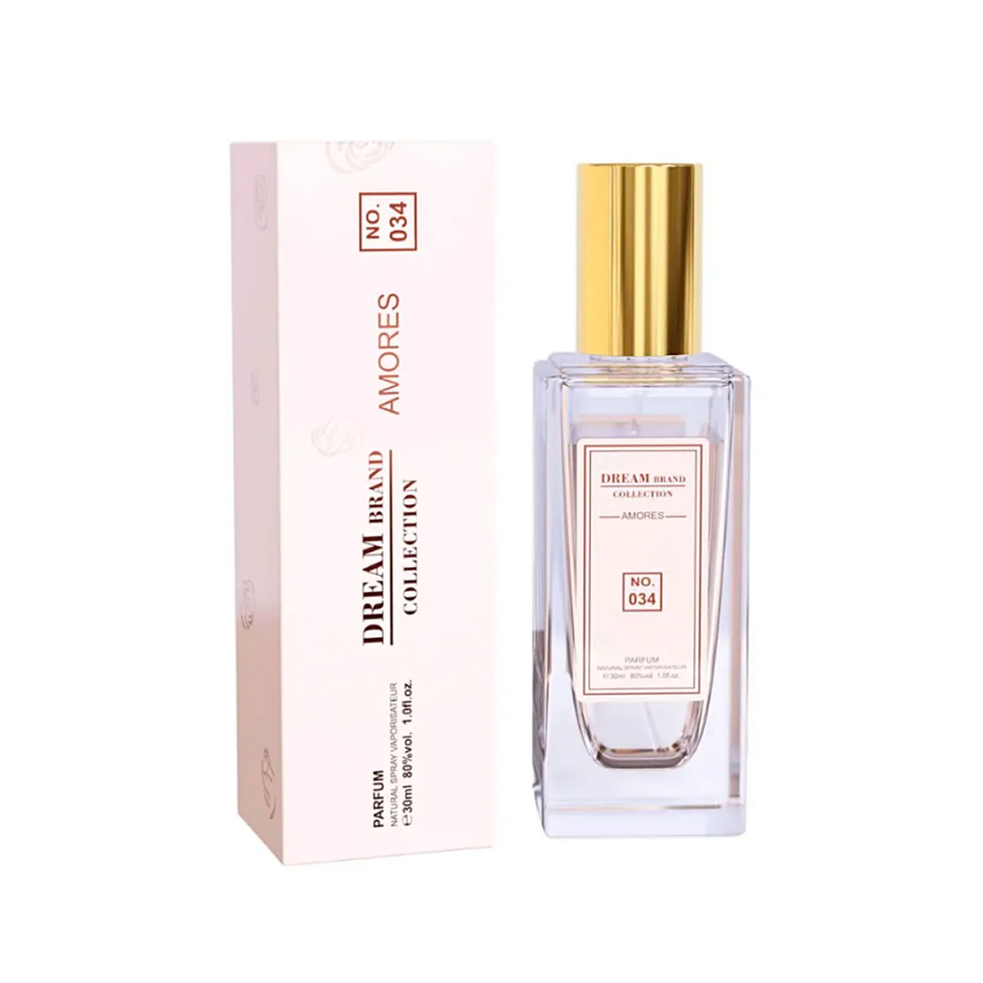 DREAM BRAND COLLECTION NO-034 AMORES FEM 30ML NOVA EMBALAGEM