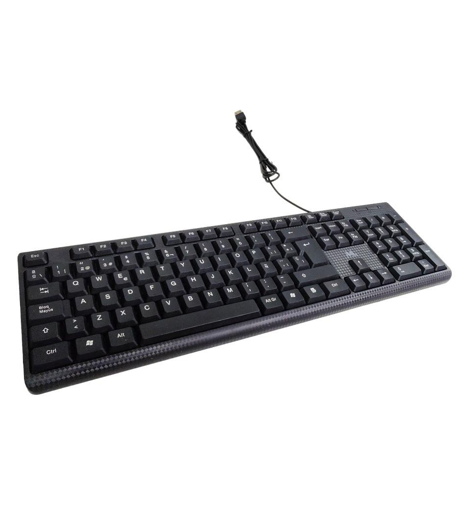 TECLADO USB MTEK KB-8501C-PT PRETO PORTUGUES