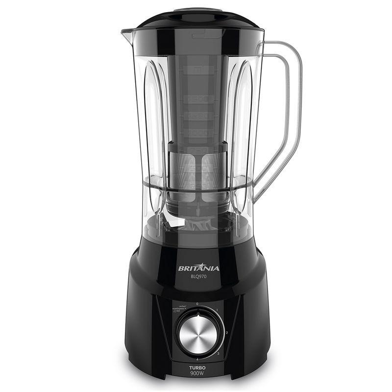 Liquidificador Britania BLQ970 Turbo Preto 2,6L 900W 220V/60HZ