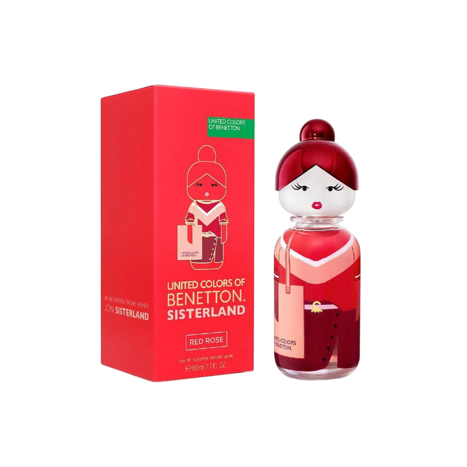 Anúncio: Benetton Sisterland Red Rose United Colors Fem 80ml EDT