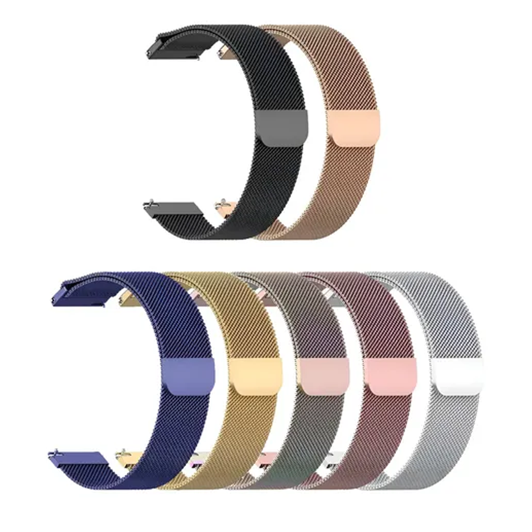 AC RELOGIO PULSEIRA WATCH METAL 20/22MM COLORIDO*