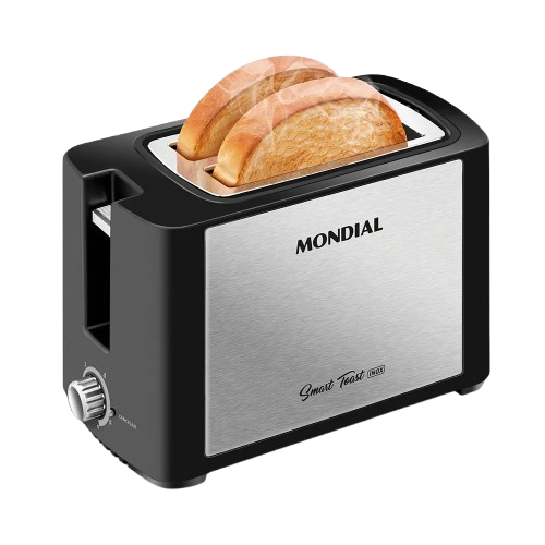 Anúncio: Tostador de Paes Mondial T-13 Smart Toast PRETO/INOX 110V 152640