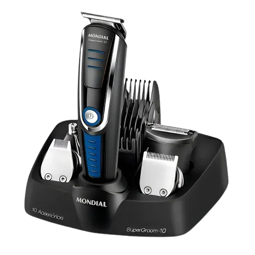 MAQUINA CABELO MONDIAL BG-03 SUPER GROOM 10P€S BIVOLT