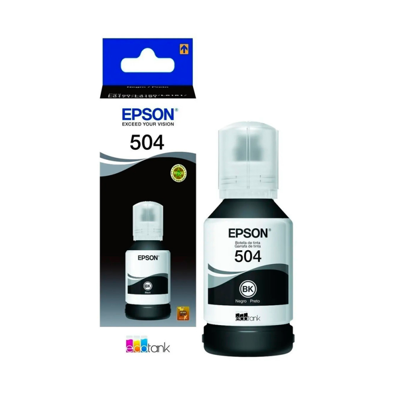 TINTA EPSON T-504 120 127ML PRETO