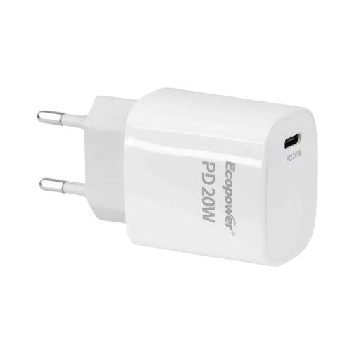 Anúncio: Ac Cel Fonte Ecopower Ep-7029 1 Type-C Branco 20W