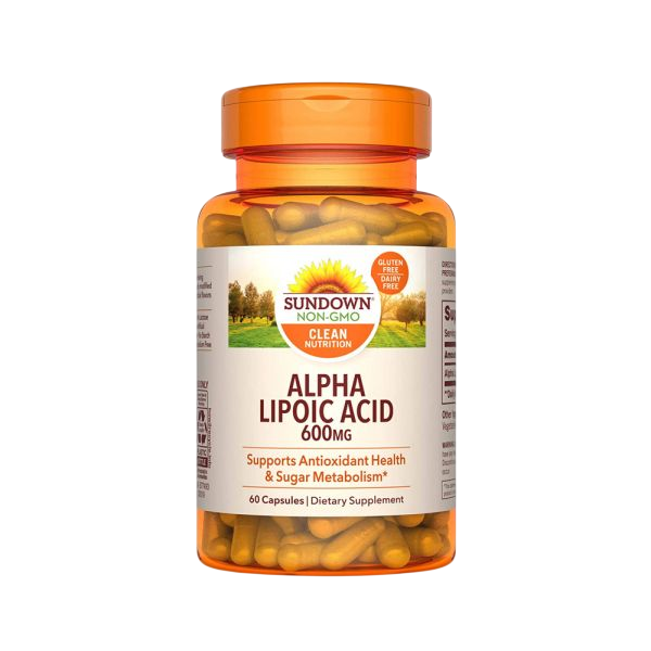 VITAMINA ALPHA LIPOIC ACID SUNDOWN 600MG 60 COMP