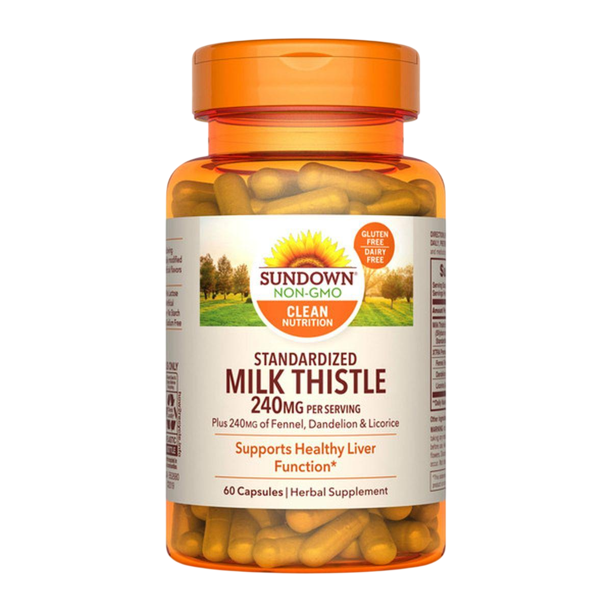 Anúncio: Vitamina Standardized Milk Thistle Sundown 240MG 60 Comp