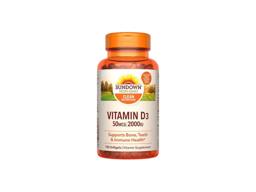 VITAMINA D3 SUNDOWN 50MCG 2000IU 150 COMP