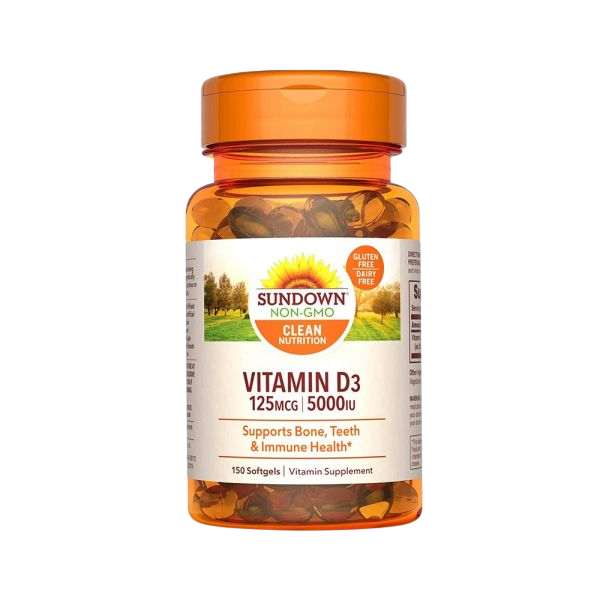 VITAMINA D3 SUNDOWN 125MCG 5000IU 150 COMP