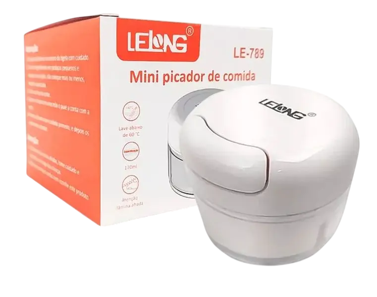 MINI PROCESSADOR DE ALIMENTOS LELONG LE-789 MANUAL