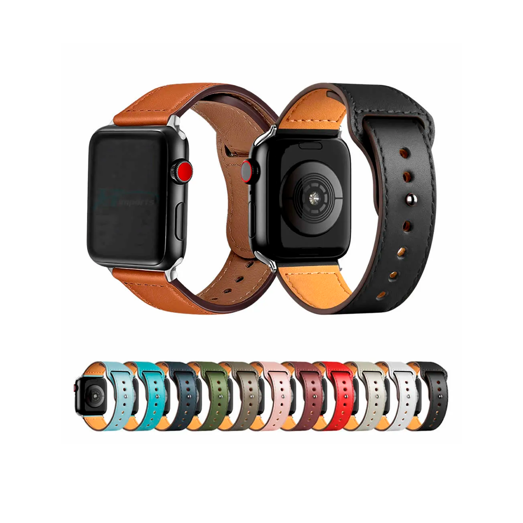 AC RELOGIO PULSEIRA WATCH COURO 38/42MM COLORIDO*