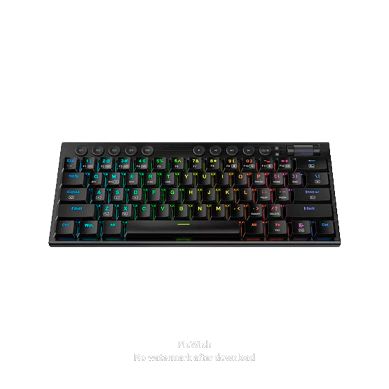 TECLADO USB GAMER REDRAGON K632RGB HORUS MINI PRO SW-RED BLACK INGLES