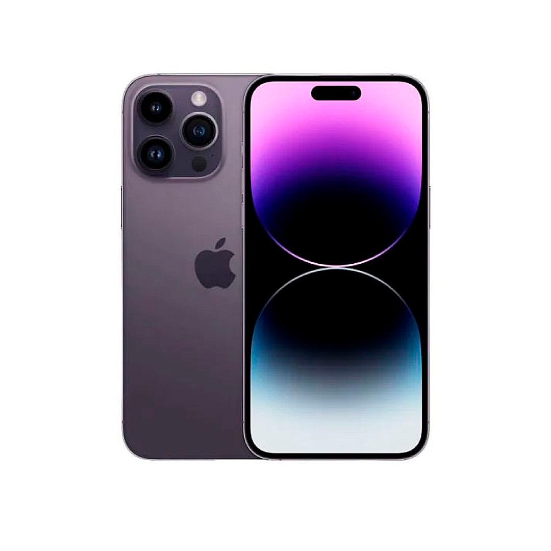 CEL APPLE SEMI NOVO IPHONE 14 PRO MAX 128GB PURPLE ESIM SO APA/ 30 DIA