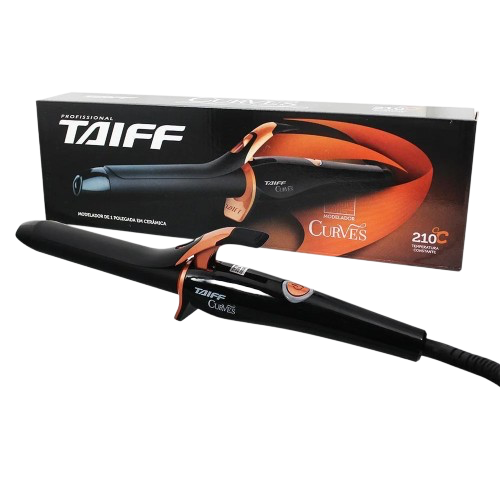 Anúncio: Modelador de Cachos Taiff Curves 25MM 1.4" PRETO/BRONCE Bivolt 114204