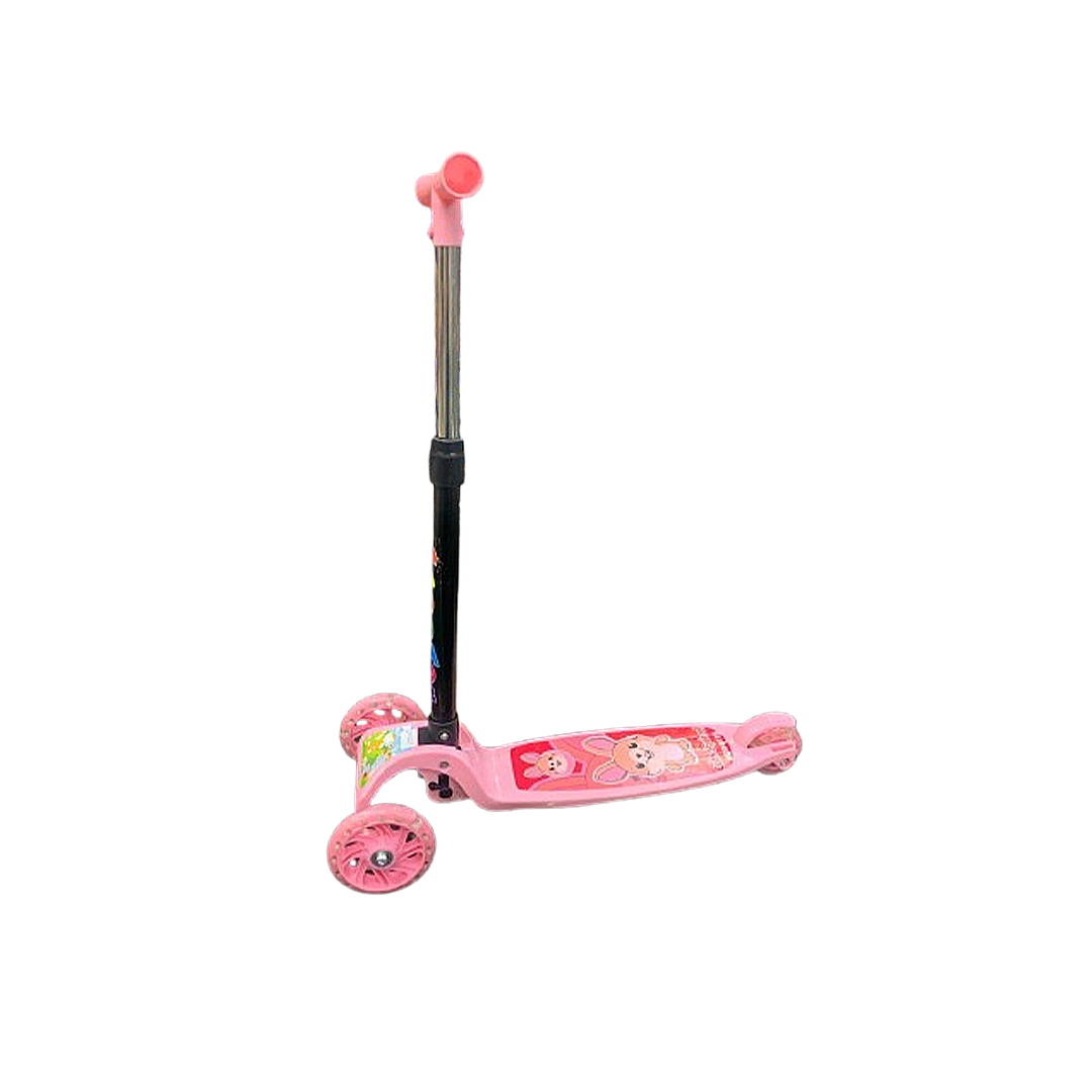 PATINETE INFANTIL SCOOTER C/LED ROSA COELHO