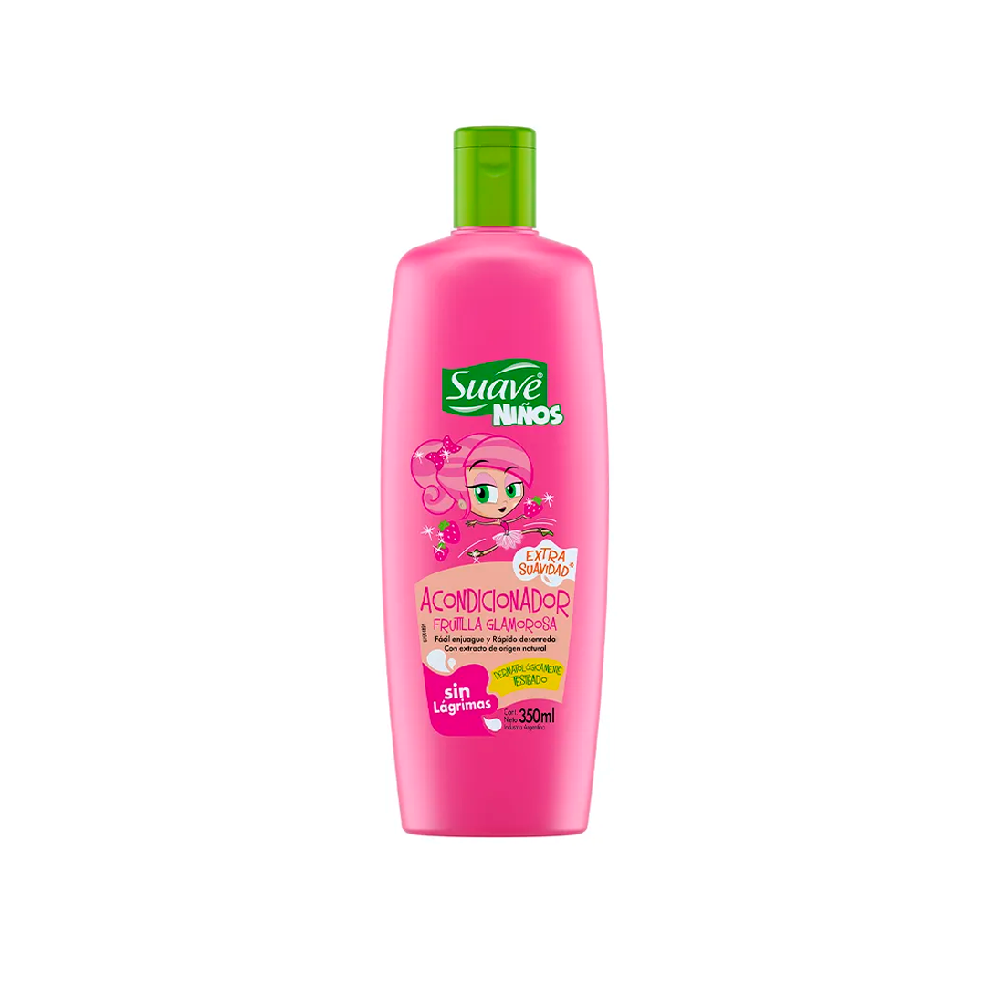 COND SUAVE NI¥OS EXTRA SUAVIDAD FRUTILLA GLAMOROSA 350ML